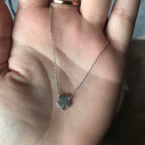 Silver Clover Necklace
